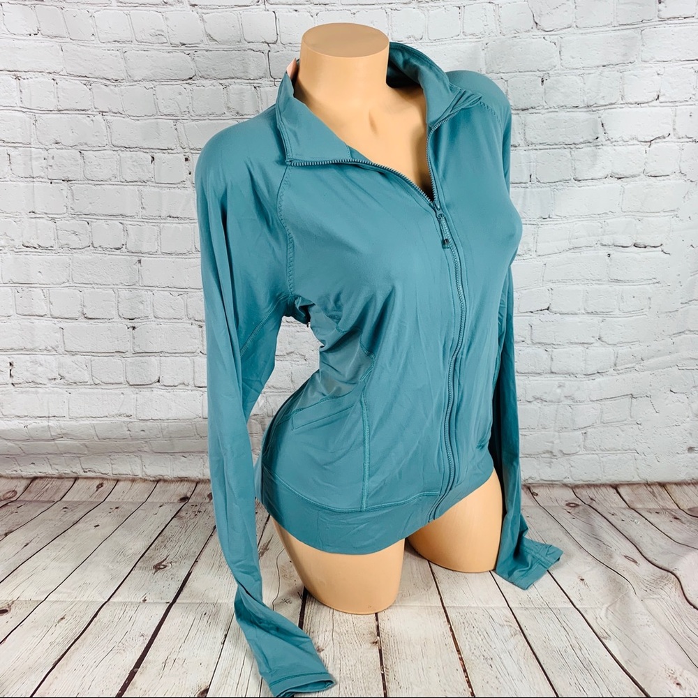 VS Victoria Sport Full Zip Track Jacket In Aqua - Picture 5 of 8